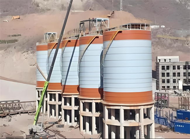 新城街道高架钢板仓