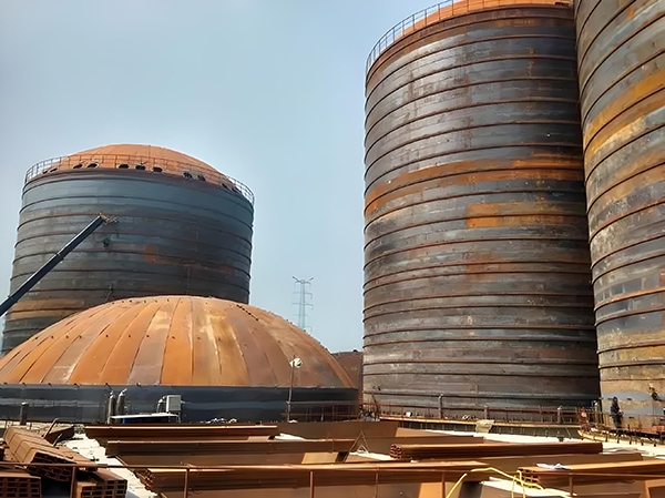 新城街道焦粉钢板仓